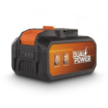 Dual Power POWDP9040 Akku - 20 V ja 40 V langattomille työkaluilla - Tehon merkkivalo - Alusta