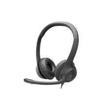 Logitech H390 Wired USB-C PC Headset with Noise-Cancelling Microphone, Stereo, for Laptop
