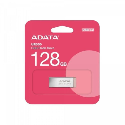 ADATA Adata Pendrive UR350 128GB USB3.2 Gen1 Metaal bruin - 4711085945501 1