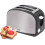 Grille-pain - ECG - ST 968 - 2 tranches - 900 W - Noir, Acier inoxydable 3
