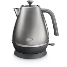 Wasserkocher - DELONGHI - KBI2001.S - 2000 W - 1,7 L - Mattes Metall / Chromdetails