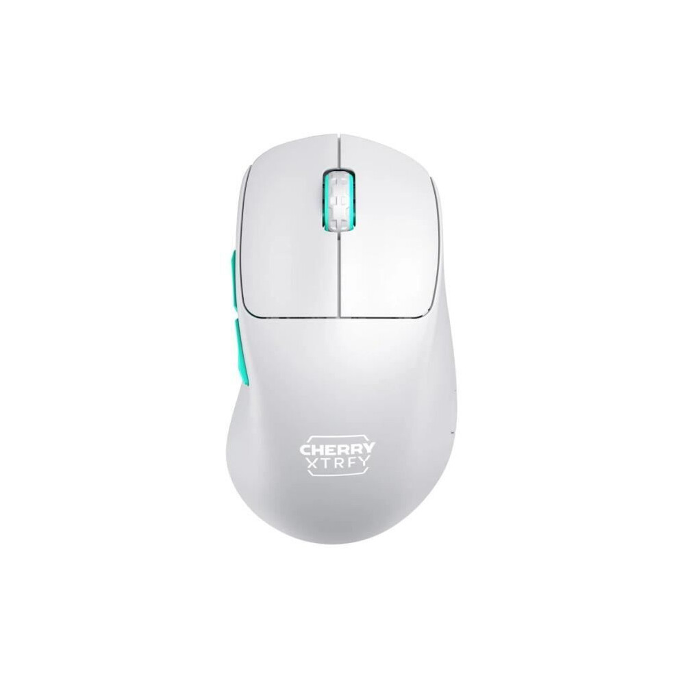 Ultra-Lightweight 2.4 Ghz Gaming Mouse - Cherry Xtrfy M64 Wireless - White 7340086914635