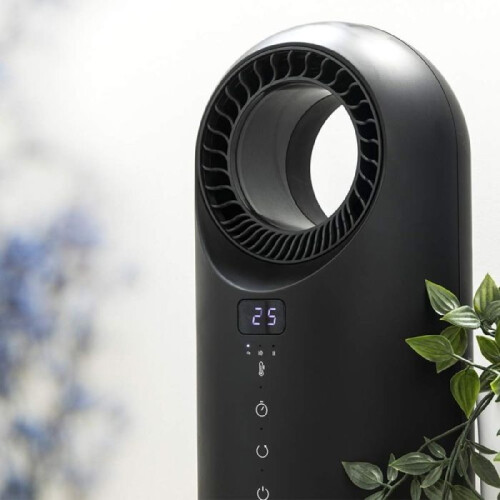 Cecotec Aquecedor Bladeless 1500 W Tela LED com controle Wi-Fi 1