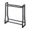 YAMAZAKI - Mensole per manubri L52 cm - TOWER - Nero 1