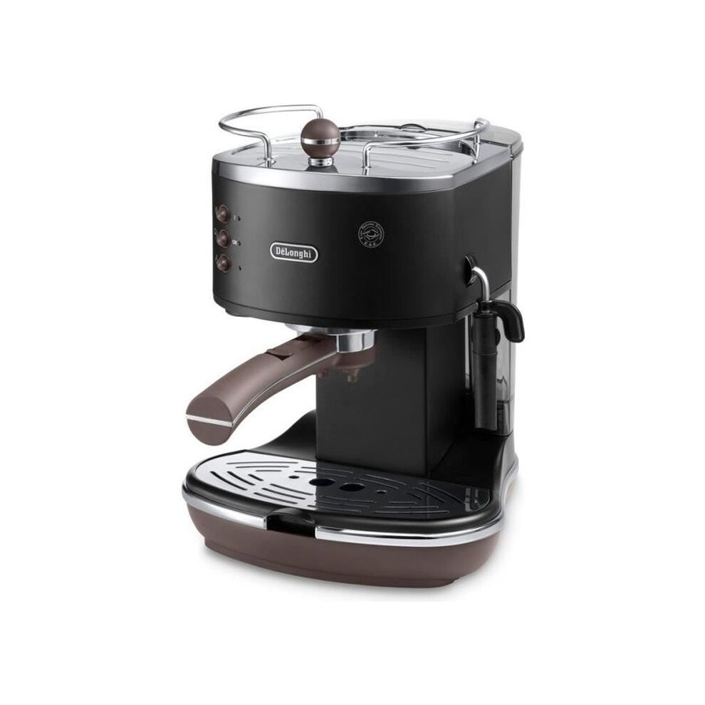 New De'longhi - Espresso Machine 15 Bars - Icona Vintage - Ecov311bk Black