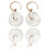 Gc Boucle d'oreille - GC - CWE10903 - Argent 925 - Blanc - 4 cm 2
