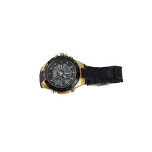 Orologio sportivo cronografo elettronico oro/nero