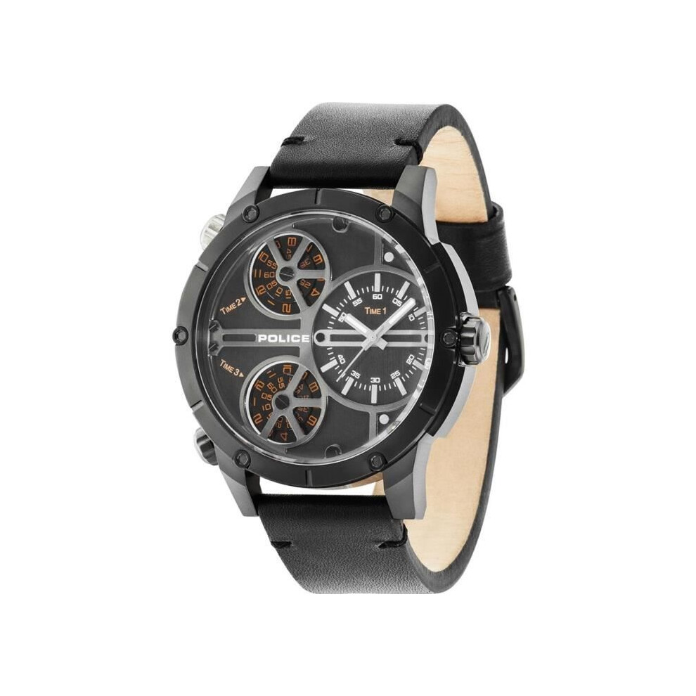 Police Rattlesnake Orologio Uomo Analogico Al Quarzo Con Cinturino In Pelle Di Vitello R1451274001
