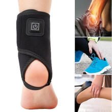 Electric Heated Ankle Warm Support Heat Therapy Ankle Brace for Ankle Sprain Injury Swelling Tendinitis
