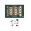 8 Premium Christmas Dinner Crackers Green Christmas Tree 12.5 Inch 4