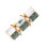 8 Premium Christmas Dinner Crackers Green Christmas Tree 12.5 Inch 7