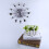 Large 3D Mirror Surface Silver Modern Design 8
