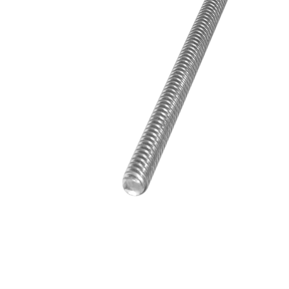 Stepper Screw T8 400Mm Length 2Mm Pitch Left Hand Trapezoidal Lead Screw 304 Stainless Steel Rod No Nut Tapped Block 6947110185163