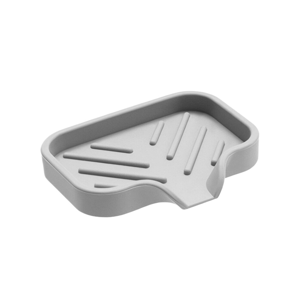 (trumpet) Non-Slip Silicone Sponge Holder For Soap And Scrubber Keeping Securely-image-OPC-PJNQRGX-NEW