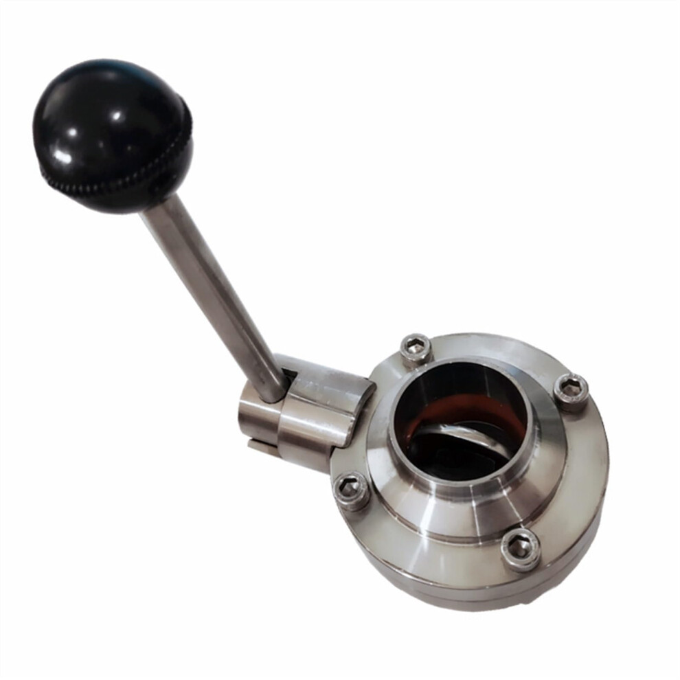 Sanitary Butterfly Valve 2 Inch Stainless Steel 304 Homebrewing Valve 25Mm Size For Brewing Equipment 6276012495361