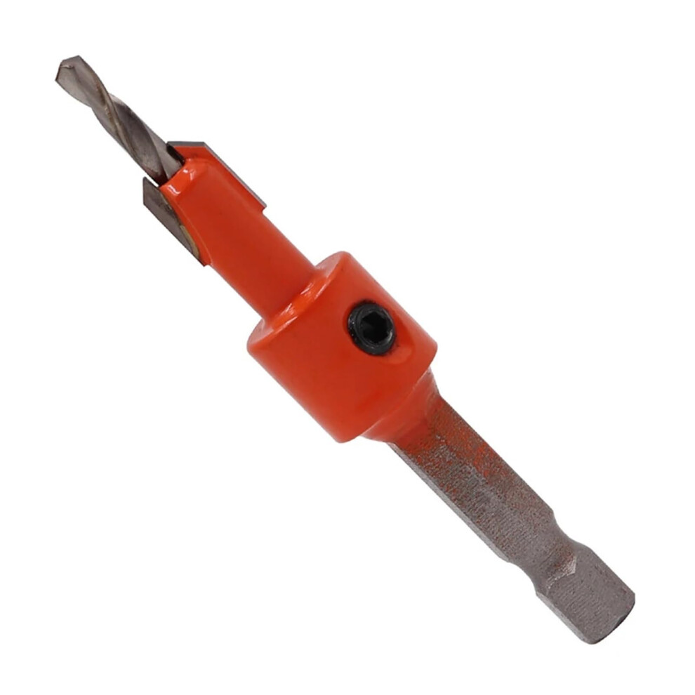 8 Sizes Countersink Drill Bit Set For Woodworking, Hex Shank Countersunk Counter Sink Bits, 2.8X8 Wood Counterbore Drills 6947110185194