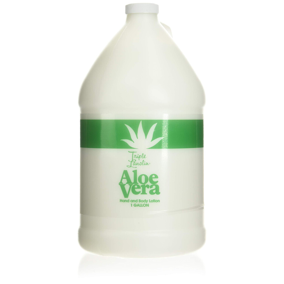 TRIPLE LANOLIN Aloe Vera Lotion 1 Gallon