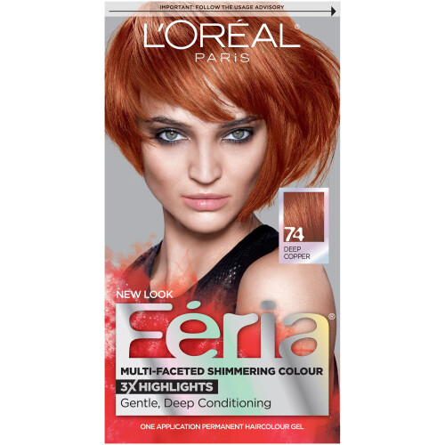 L’Oréal Paris L'Oreal Paris Paris feria Colore luccicante multiforme 74 Shimmer di rame (rame profondo)