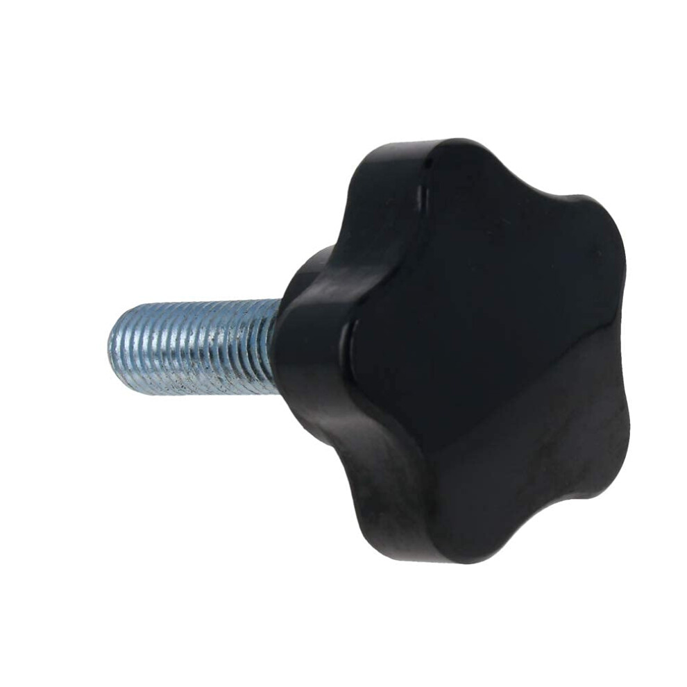 M12 Thread Replacement Star Knobs 40Mm Length Hand Tightening Screws For Mechanical Equipment And Instruments - 10 Pcs Set 6482260675930