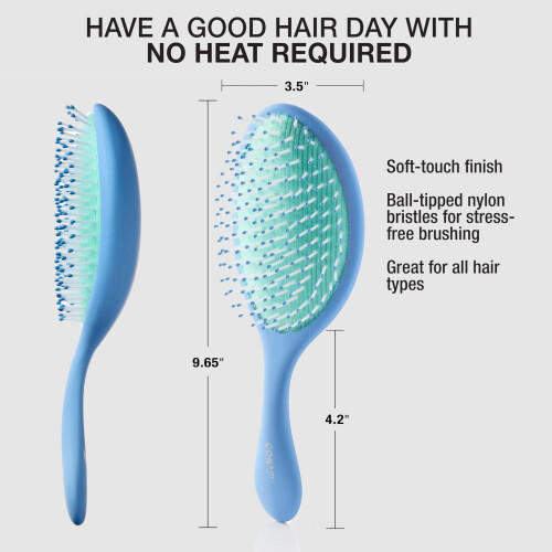 No Frizz Days Haarbürste, XL, Blau 2
