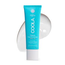 COOLA Protector Solar Facial Orgánico SPF 50, Loción, Cuidado de Piel Vegano y Sin Gluten, Té Blanco, 1.7 Fl Oz