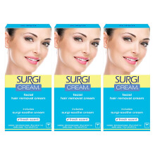 Surgi-cream Depilatore per il viso in tubi da 1 oncia (confezione da 3)