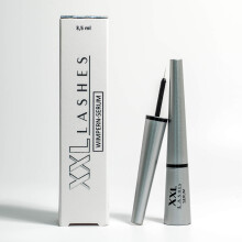 Siero per sopracciglia rinforzante per ciglia XXL Lashes per una crescita rapida di ciglia e sopracciglia - Effetto testato - Ciglia più lunghe,