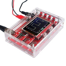 2.4" TFT Digital Oscilloscope Acrylic Case DIY Kit for SMD Soldered Models - 1PC Assembly Components