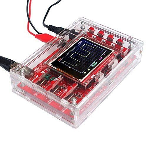 2.4" TFT Digital Oscilloscope Acrylic Case DIY Kit for SMD Soldered Models - 1PC Assembly Components