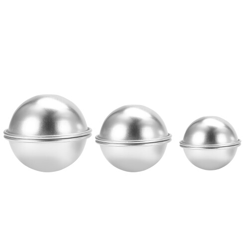Handmade Aluminium Alloy Bath Bomb Molds Fizzy 2
