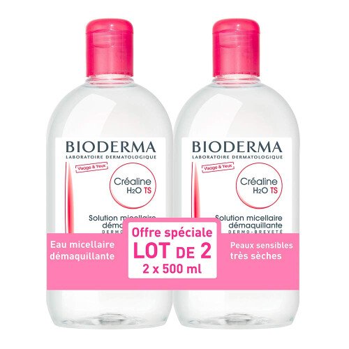 Bioderma Bioderma Crealine TS H2O Micelle Solution 2X500ml
