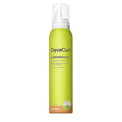 DevaCurl SuperMousse με Έλαιο Καρύδας, Υπερφρούτα, 5 fl. oz. - 141g 1