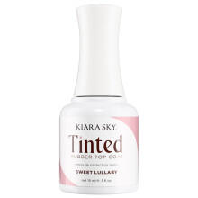 KIARA SKY getnter Gummi-Decklack 0,5 oz | 2-in-1-Gummigrund- und Decklack  Finish ohne Abwischen | Ses Schlaflied