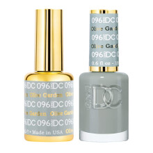 DND DC Gel-Nagellack-Set, Green Collection, UV/LED-Gel-Nagellack und lufttrockener Nagellack, passender, splitterfreier Nagellack, Duo 096 Olive Gard
