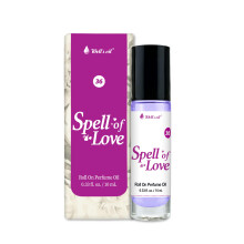 Well's Oil Roll-On Parfml (Zauber der Liebe) | Noten von frischem Pfirsich und Kirschblten | Langlebig | Parabenfrei | 0,33 Fl Oz / 10 ml