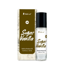 Well's Oil Roll-On Parfml (Zucker-Vanille) | Warme & Vanillenoten | Langlebig | Parabenfrei | 0,33 Fl Oz / 10 ml
