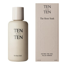 tenoverten - The Rose Soak Acetonvrije Nagellak Remover | Schone, Natuurlijke, Niet-Toxische Nagelverzorging (4 fl oz | 118 ml)
