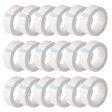 UPINS 24 rollen witte wimpertape zelfklevende stoffen wimpertapes voor wimperverlenging