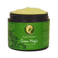 Green Magic Haarwuchscreme (Hilft bei Haarausfall, Glatzenbildung, kahlen Stellen, Haarausfall, Haarausfall. Verdickt das Haar.)