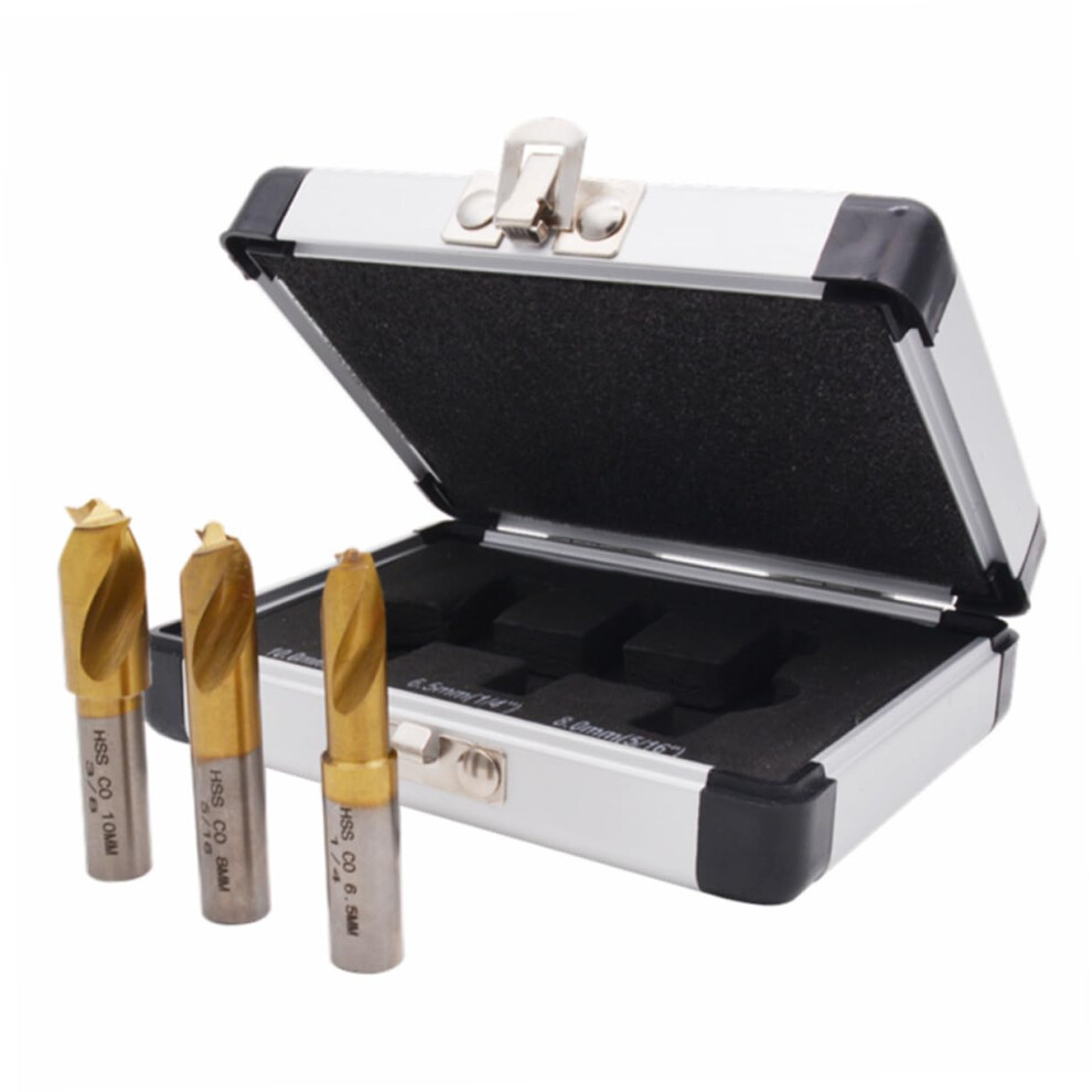 Spot Weld Remover Drill Bit Set 6.5Mm 8Mm 10Mm Steel Cutting Tools For Automotive Welding Projects 6276012495859