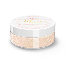 MARBLERS Glitter Mica Powder [Peach Dream] 0.14oz (4g) | Glitter Mica | Highly Pigmented | Non-Toxic Vegan Cruelty-Free | Eyeshadow Body Butte
