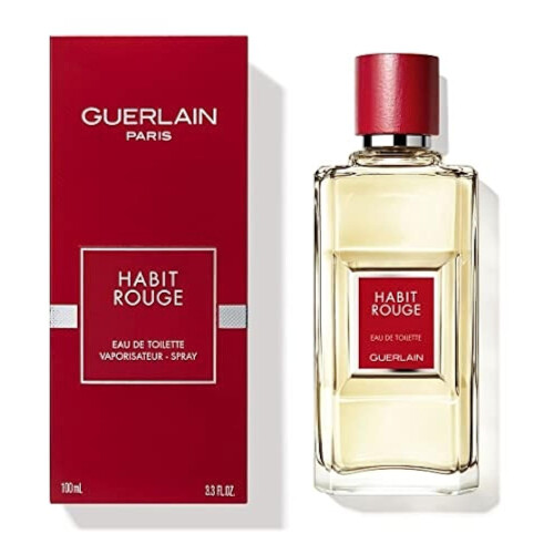 Guerlain Habit Rouge par Guerlain EDT Spray 3,4 oz 2