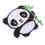 6 piezas de parches de panda - algodón 5x5,4 cm (2,0x2,1 pulgadas) 9