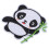 6 piezas de parches de panda - algodón 5x5,4 cm (2,0x2,1 pulgadas) 13