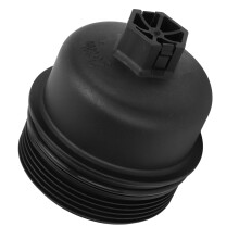 Tapa de la carcasa del filtro de aceite 1303477 ABS negro