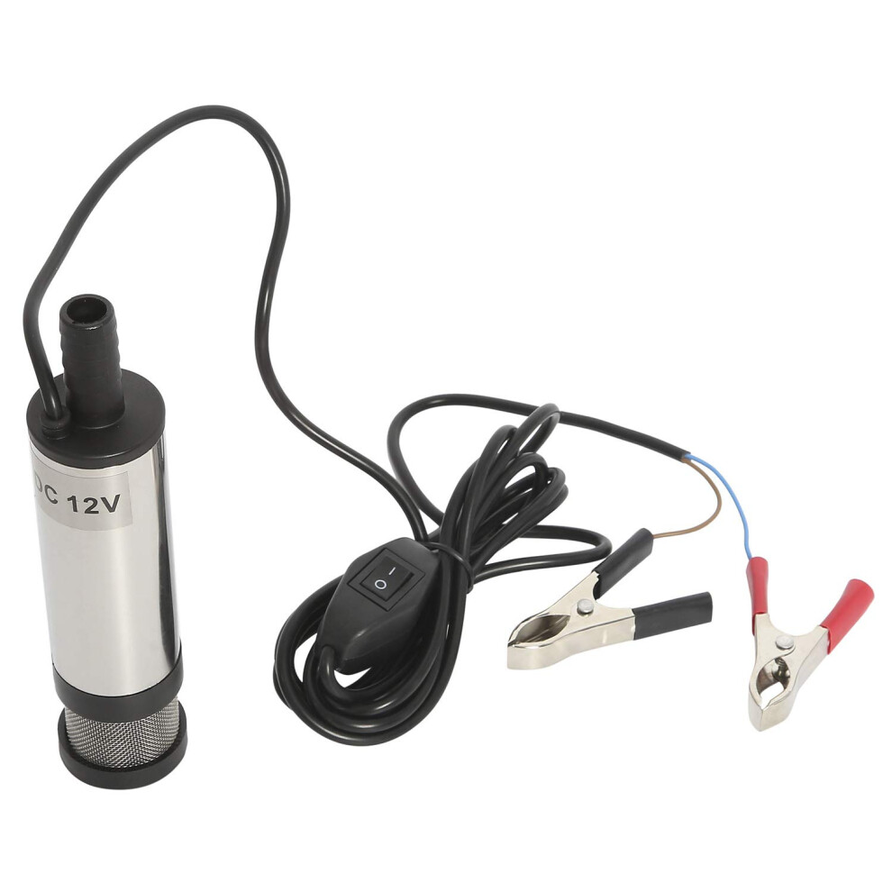 Dc 12V Submersible Electric Diesel Pump For Car Truck Caravan Marine Boat, Steel Fuel Transfer Fluid Pump, 20L/Min 6276012495965