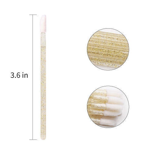 300 PCS Wegwerp Lipborstels Lipgloss Wands Lippenstift Applicator Makeup Tool 2