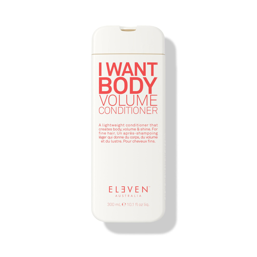 Eleven Australia I Want Body Volume Conditioner - Lightweight Volumizing Conditioner For Fine Hair, Adds Body & Fullness, Nourishes & Hydrates, Sulfat