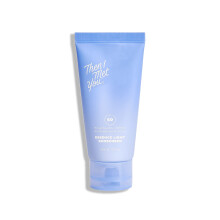 Then I Met You Essence Light Sunscreen Broad Spectrum SPF 50 Lotion PA+++ with Hyaluronic Acid Vegan Cruelty-Free 1.69 oz