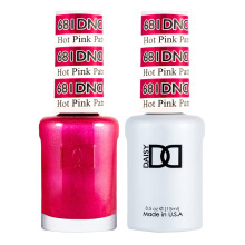 DND Gel Polish Set Pink Collection UV/LED Gel Polish and Air Dry Nail Lacquer Matching Chip-Free Polish Duo 681 Hot Pink Patrol 0.5 Fl Oz